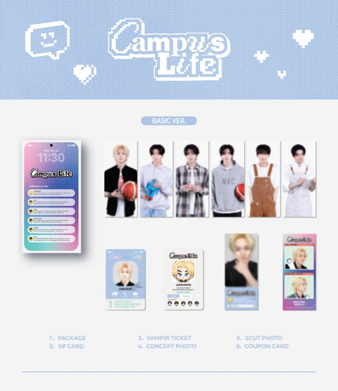 ENHYPEN - WORLD COUPON CARD COLLECTION (CAMPUS LIFE VER.)