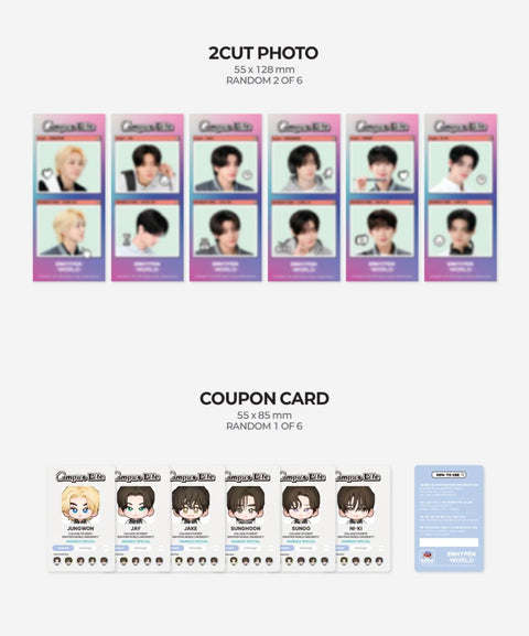 ENHYPEN - WORLD COUPON CARD COLLECTION (CAMPUS LIFE VER.)