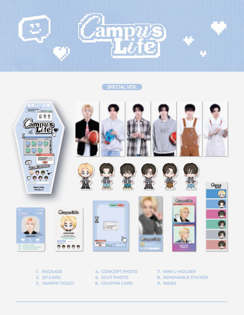 ENHYPEN - WORLD COUPON CARD COLLECTION (CAMPUS LIFE VER.)