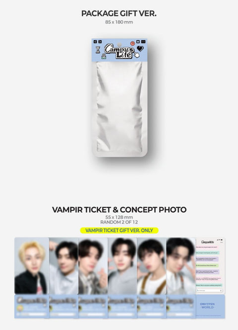 ENHYPEN - WORLD COUPON CARD COLLECTION (CAMPUS LIFE VER.)