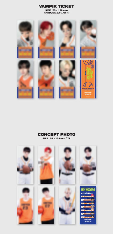 ENHYPEN - WORLD COUPON CARD COLLECTION (CLUB SPORTS VER.)