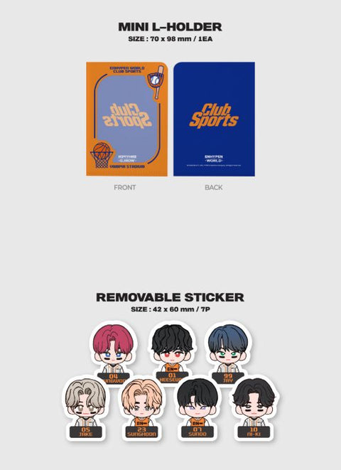ENHYPEN - WORLD COUPON CARD COLLECTION (CLUB SPORTS VER.)