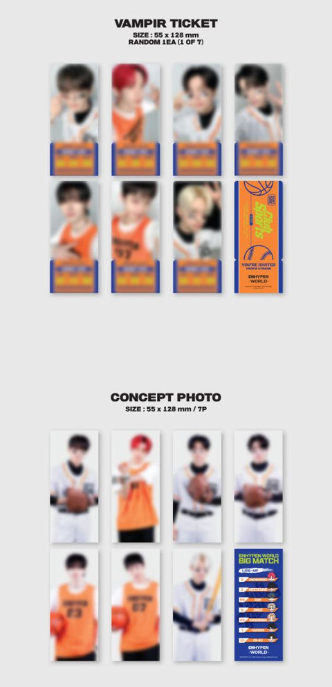 ENHYPEN - WORLD COUPON CARD COLLECTION (CLUB SPORTS VER.)