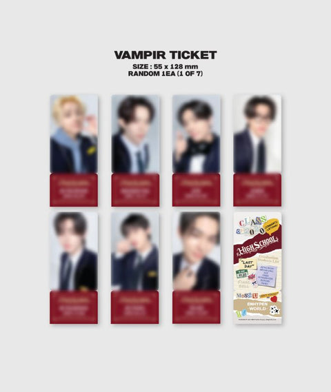 ENHYPEN - WORLD COUPON CARD COLLECTION (HIGH SCHOOL VER.)