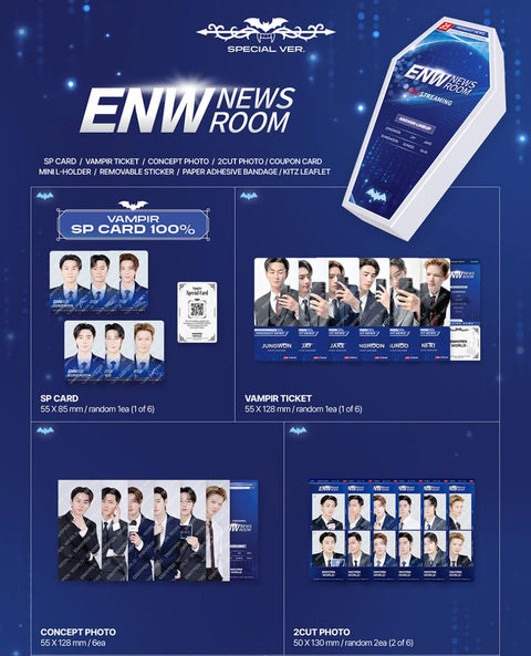 ENHYPEN - WORLD COUPON CARD COLLECTION (NEWS ROOM VER.)