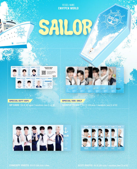 ENHYPEN - WORLD COUPON CARD COLLECTION (SAILOR VER.)