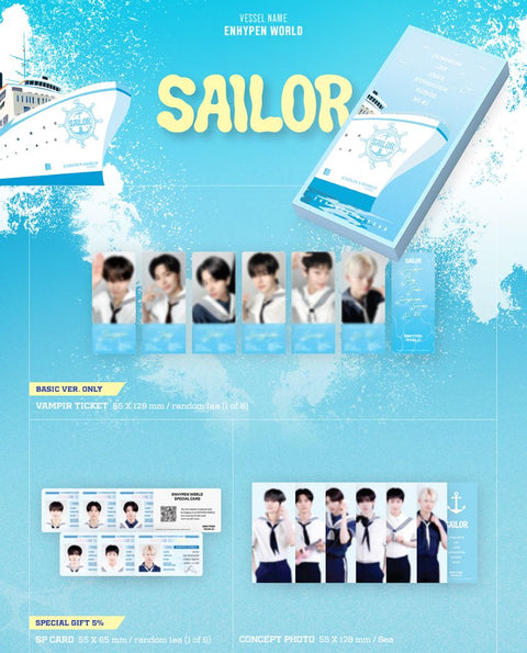 ENHYPEN - WORLD COUPON CARD COLLECTION (SAILOR VER.)