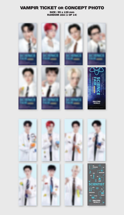 ENHYPEN - WORLD COUPON CARD COLLECTION (SCIENTIST VER.)