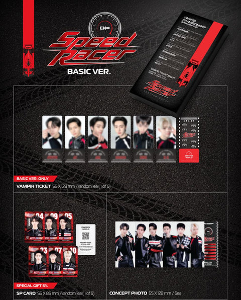 ENHYPEN - WORLD COUPON CARD COLLECTION (SPEED RACER VER.)