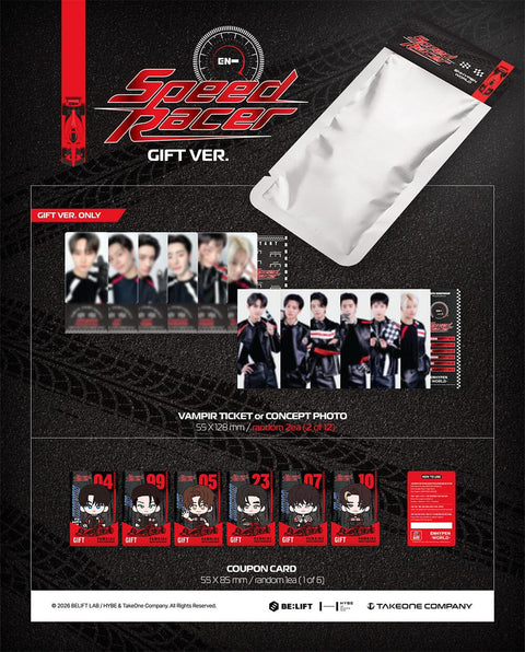 ENHYPEN - WORLD COUPON CARD COLLECTION (SPEED RACER VER.)