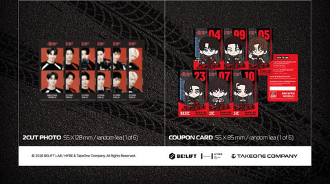 ENHYPEN - WORLD COUPON CARD COLLECTION (SPEED RACER VER.)