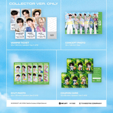 ENHYPEN - WORLD COUPON CARD COLLECTION (SUMMER VACATION VER.)