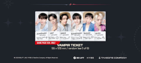 ENHYPEN - WORLD COUPON CARD COLLECTION (SUMMER VACATION VER.)