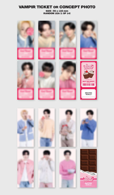 ENHYPEN - WORLD COUPON CARD COLLECTION (SWEET MOMENT VER.)