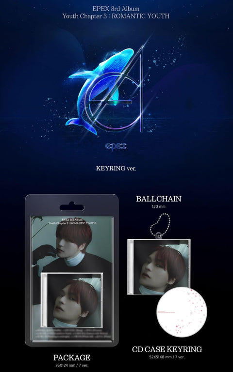 EPEX - YOUTH CHAPTER 3 : ROMANTIC YOUTH (KEYRING VER.)