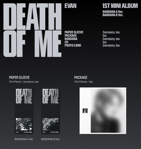 EVAN (Ex-ENHYPEN) - DEATH OF ME (BANDANA VER.)