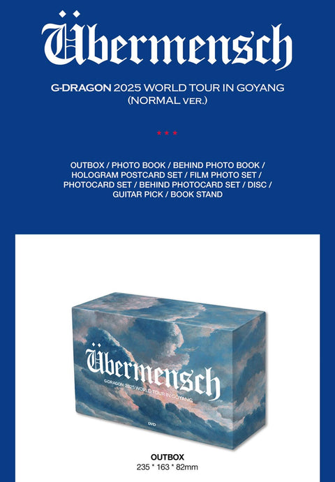 G-DRAGON (BIGBANG) - 2025 WORLD TOUR 'ÜBERMENSCH' IN GOYANG (NORMAL VER.)