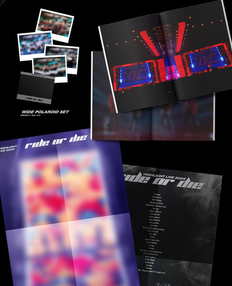 HIGHLIGHT - HIGHLIGHT LIVE 2025 (RIDE OR DIE) BEHIND PHOTO BOOK