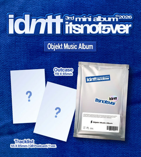IDNTT - ITSNOTOVER (OBJEKT MUSIC ALBUM)