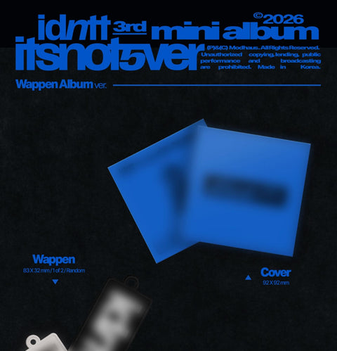 IDNTT - ITSNOTOVER (WAPPEN ALBUM VER.)