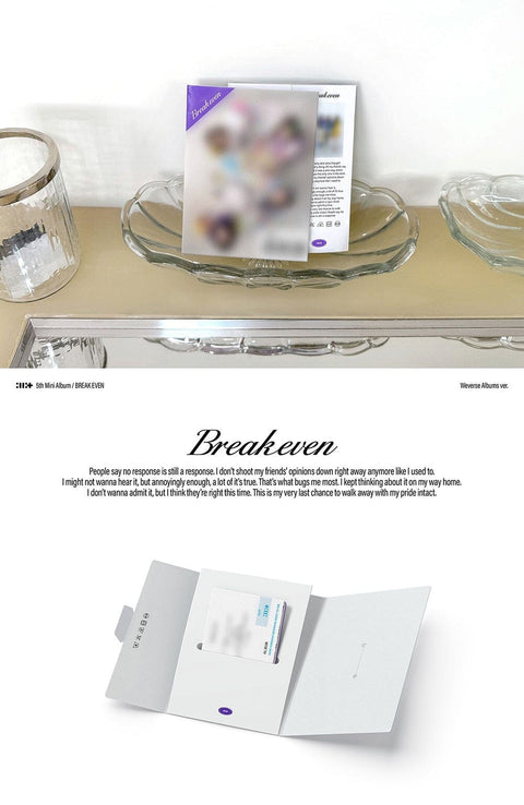 ILLIT - BREAK EVEN (WEVERSE ALBUMS VER.)