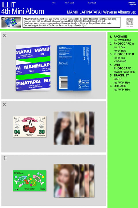 ILLIT - MAMIHLAPINATAPAI (WEVERSE ALBUMS VER.)