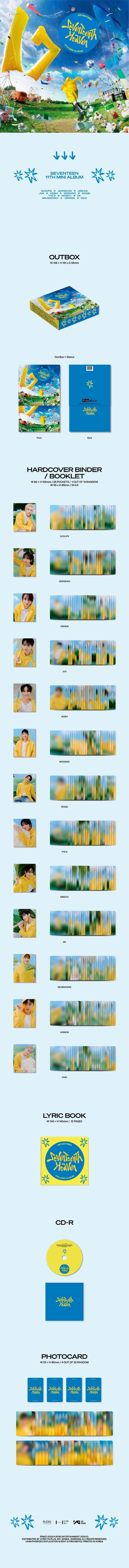 SEVENTEEN - 11TH MINI ALBUM [SEVENTEENTH HEAVEN] (Carot Ver.) - Kpopfuture