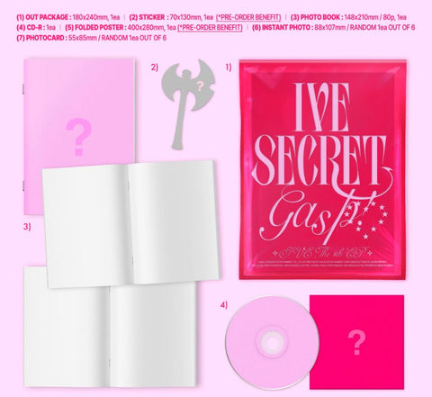 IVE - IVE SECRET++Applemusic Photocard