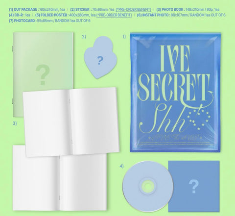 IVE - IVE SECRET++Applemusic Photocard