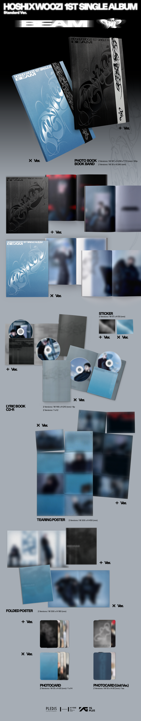 HOSHI X WOOZI (SEVENTEEN) - BEAM (1ST SINGLE ALBUM)