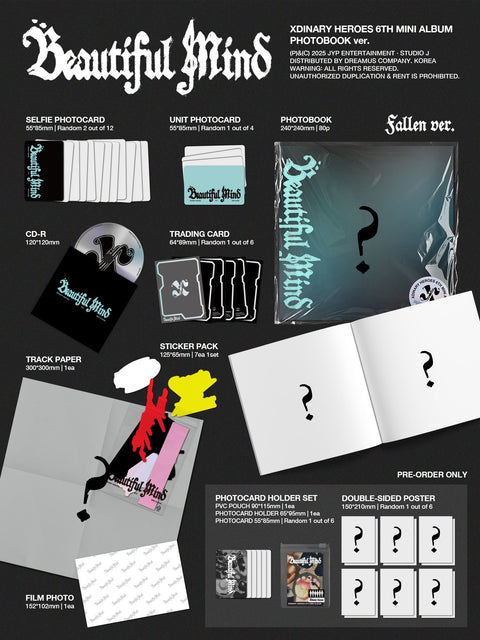 XDINARY HEROES - BEAUTIFUL MIND (6TH MINI ALBUM) PHOTOBOOK VER.