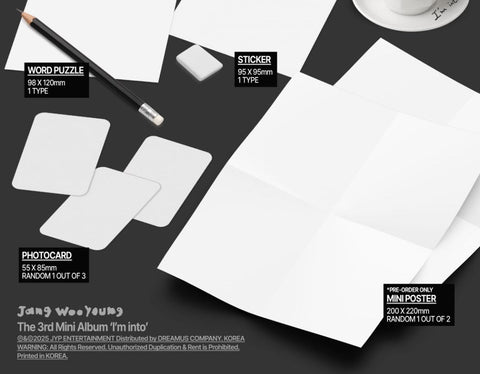 JANG WOOYOUNG (2PM) - I'M INTO (DRIP BAG VER.)