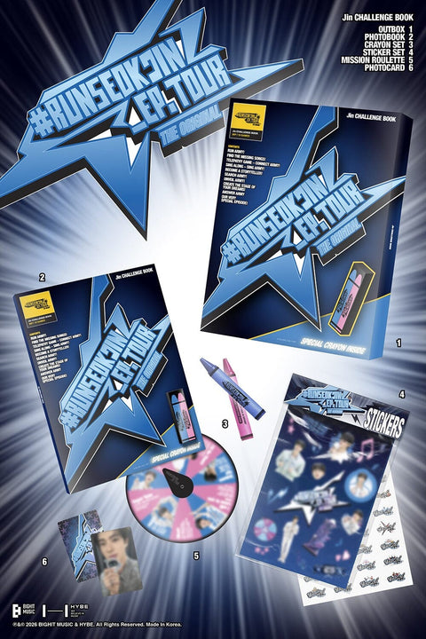 JIN (BTS) - CHALLENGE BOOK