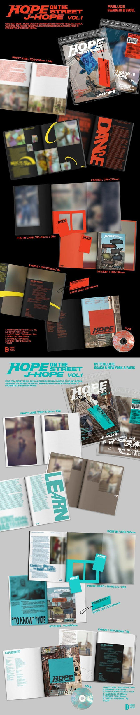 j-hope - HOPE ON THE STREET VOL.1 [Random Cover] - Kpopfuture