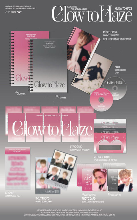 KANG DANIEL - GLOW TO HAZE (PHOTO BOOK VER.)