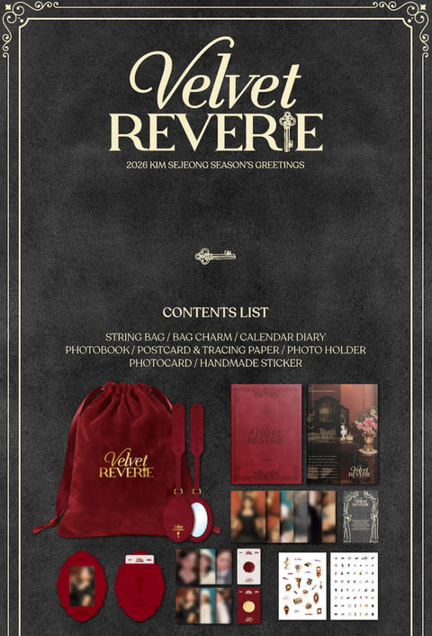 KIM SEJEONG - 2026 SEASON'S GREETINGS (VELVET REVERIE)