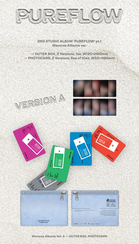 LE SSERAFIM - 'PUREFLOW' PT.1 (WEVERSE ALBUMS VER.)