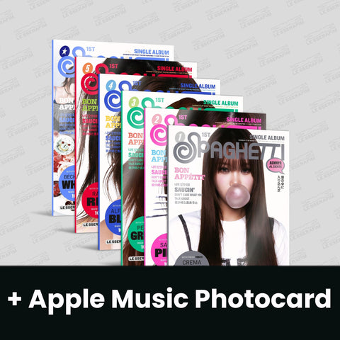 LE SSERAFIM - SPAGHETTI (COMPACT VER.) + Applemusic POB