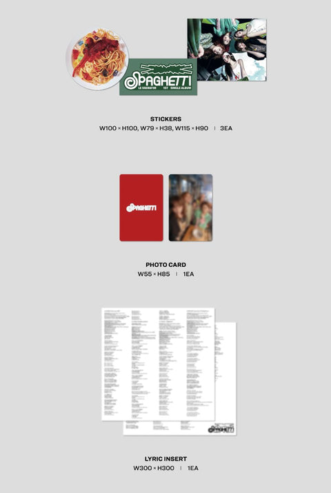 LE SSERAFIM - SPAGHETTI (VINYL)