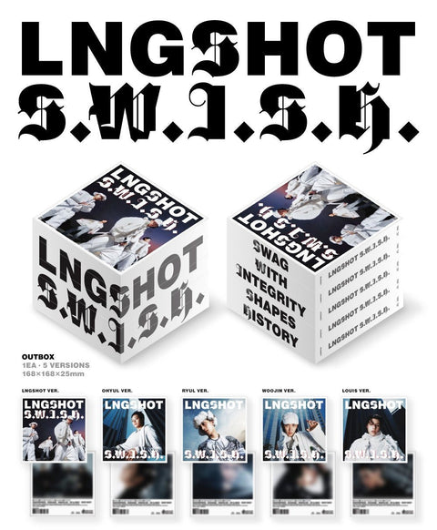LNGSHOT - S.W.I.S.H. (STANDARD VER.) + Extra Photocard