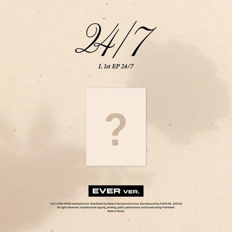 [PRE-ORDER] L - 1ST MINI ALBUM [24/7] (EVER Ver.) - Kpopfuture