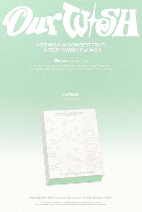 NCT WISH - 1ST CONCERT TOUR 'INTO THE WISH : OUR WISH' (BLU-RAY & DIGITAL CODE)