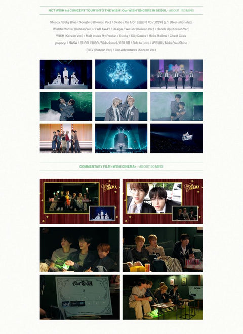 NCT WISH - 1ST CONCERT TOUR 'INTO THE WISH : OUR WISH' (BLU-RAY & DIGITAL CODE)