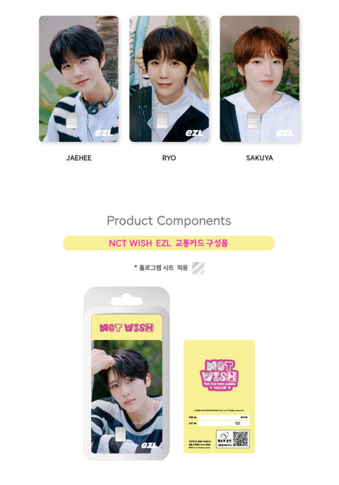 NCT WISH - EZL TRANSPORTATION CARD (COLOR)