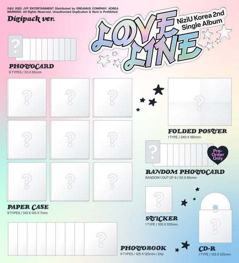 NIZIU - LOVE LINE (DIGIPACK VER.)