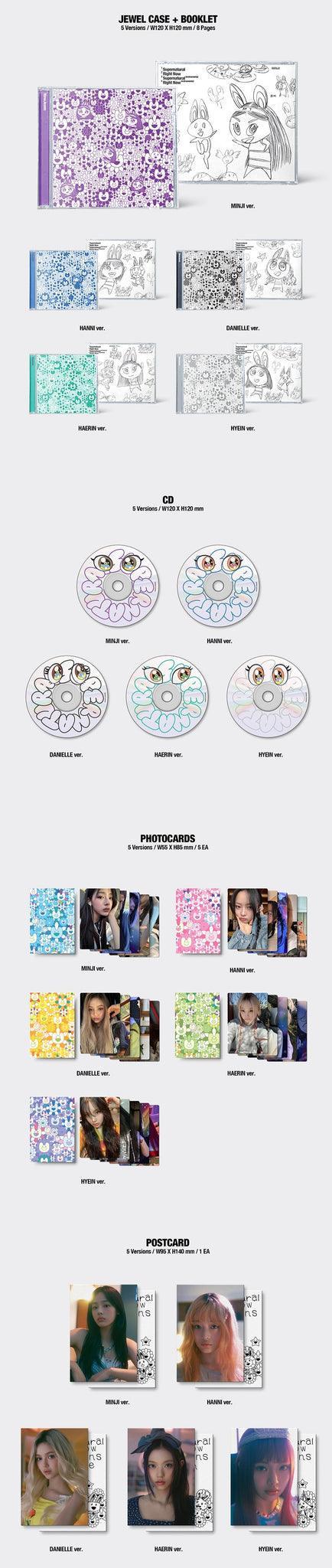 NEWJEANS - SUPERNATURAL (CROSS BAG VER.) w. Applemusic Benefits - Kpopfuture