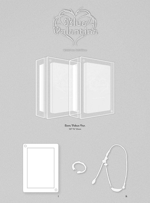 NMIXX - BLUE VALENTINE (LOVE TOKEN VER.) LIMITED EDITION+ Apple Music Photocard