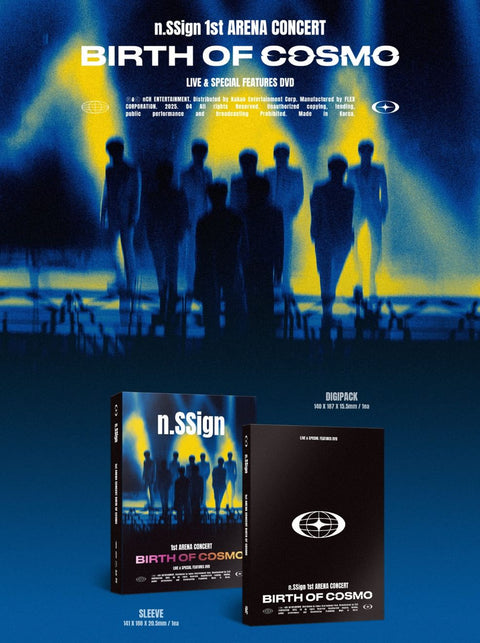 N.SSIGN - 1ST ARENA CONCERT 'BIRTH OF COSMO' LIFE & SPECIAL FEATURES DVD