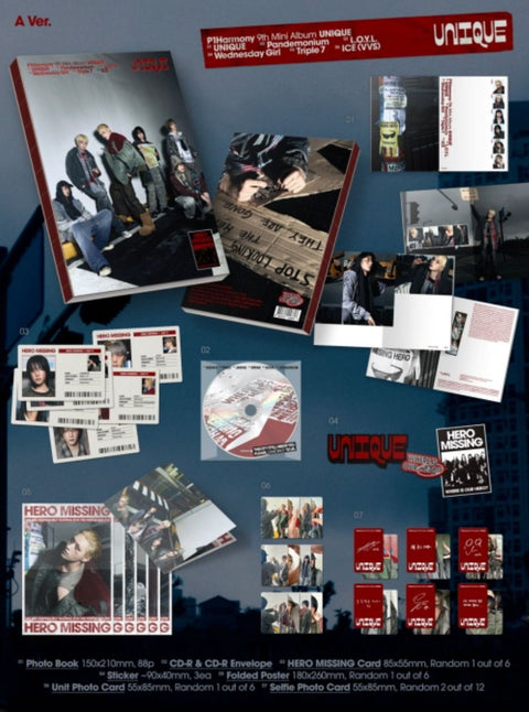 P1HARMONY - UNIQUE (PHOTO BOOK VER.) + Applemusic POB