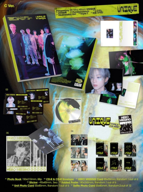 P1HARMONY - UNIQUE (PHOTO BOOK VER.) + Applemusic POB